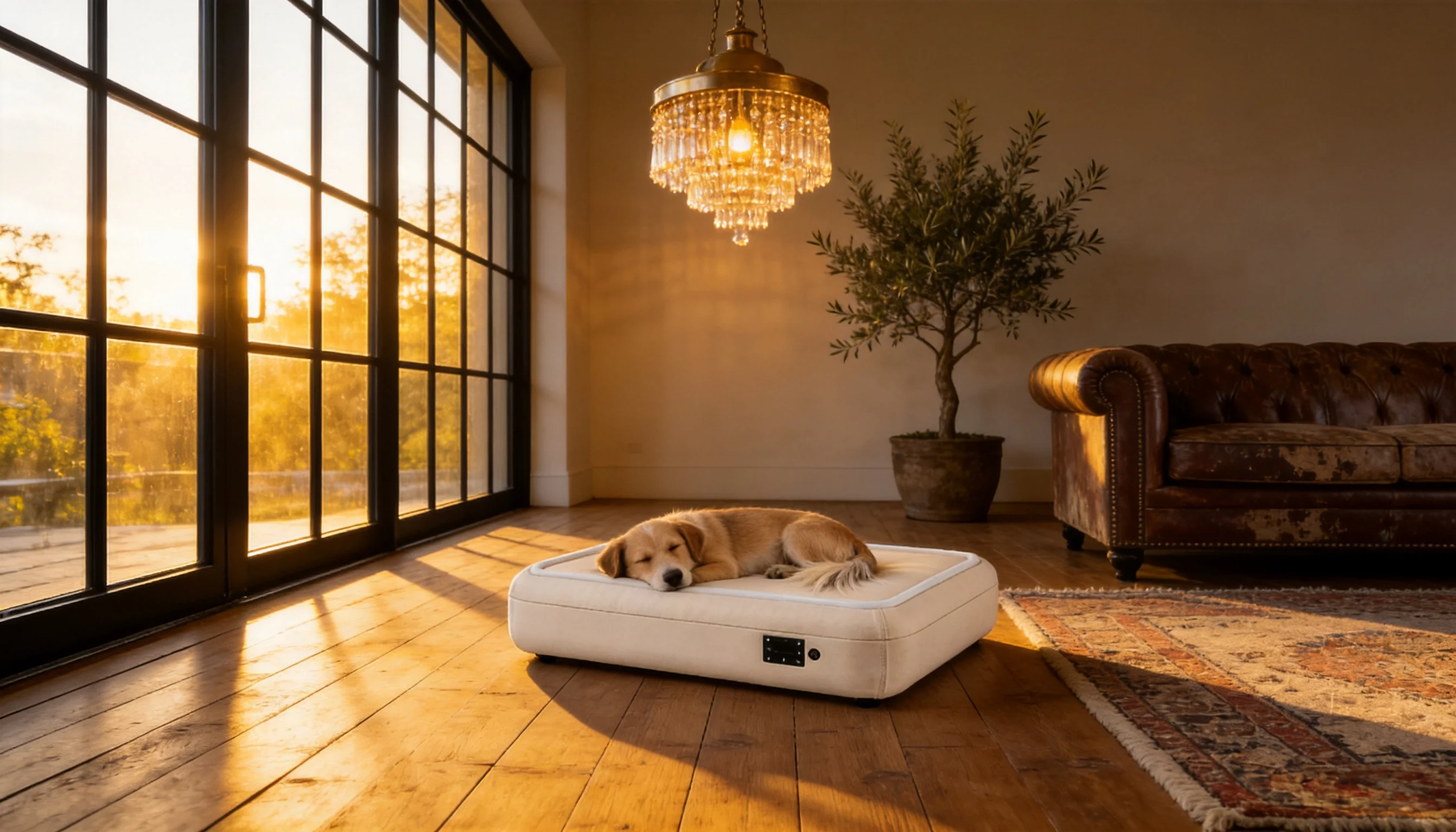 Smart Thermostatic Heated Pet Bed · GuardHound DOG