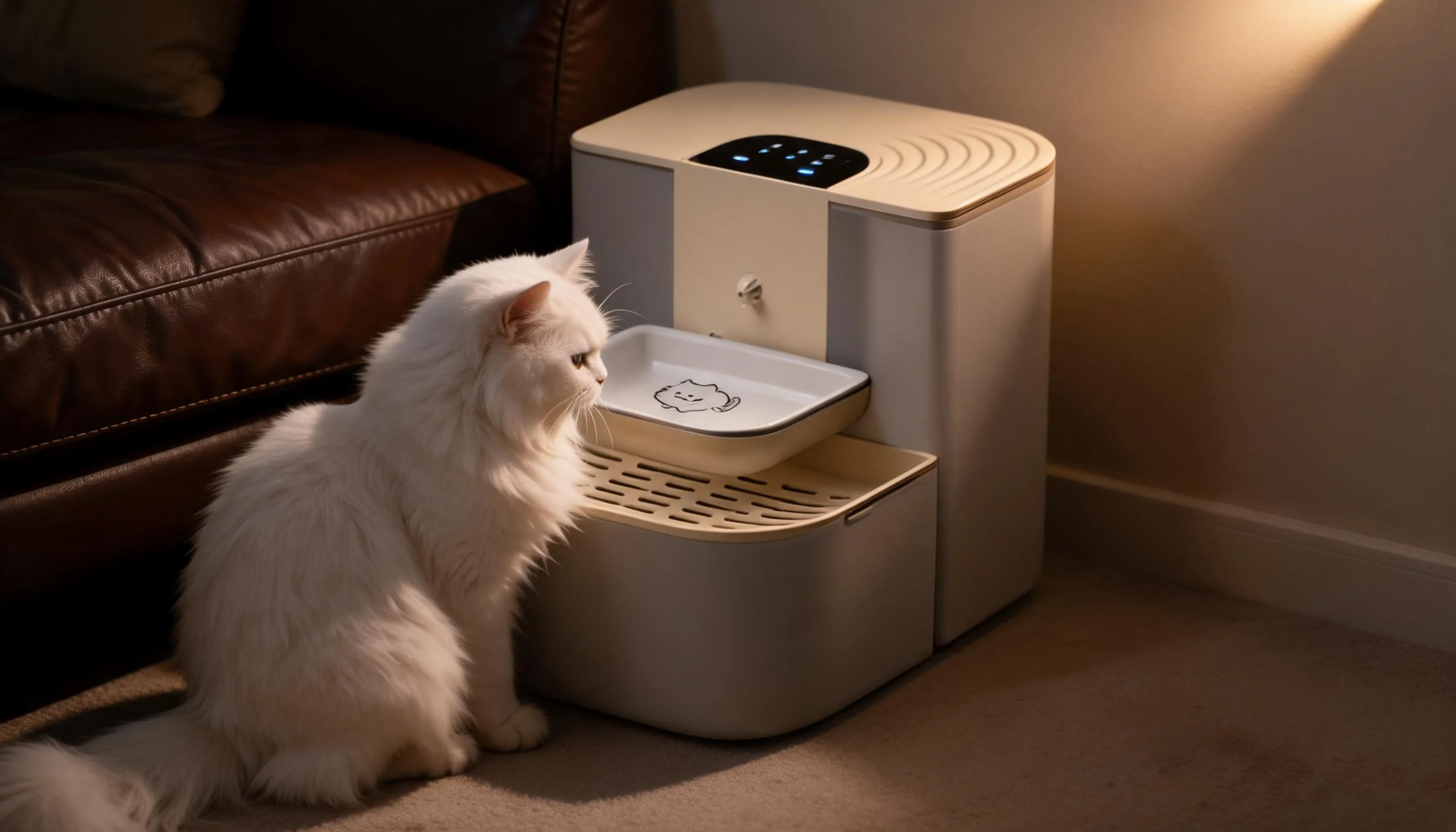 Remote Tilt-Controlled Pet Water Fountain · Night Bedroom Warmth · GuardLynx