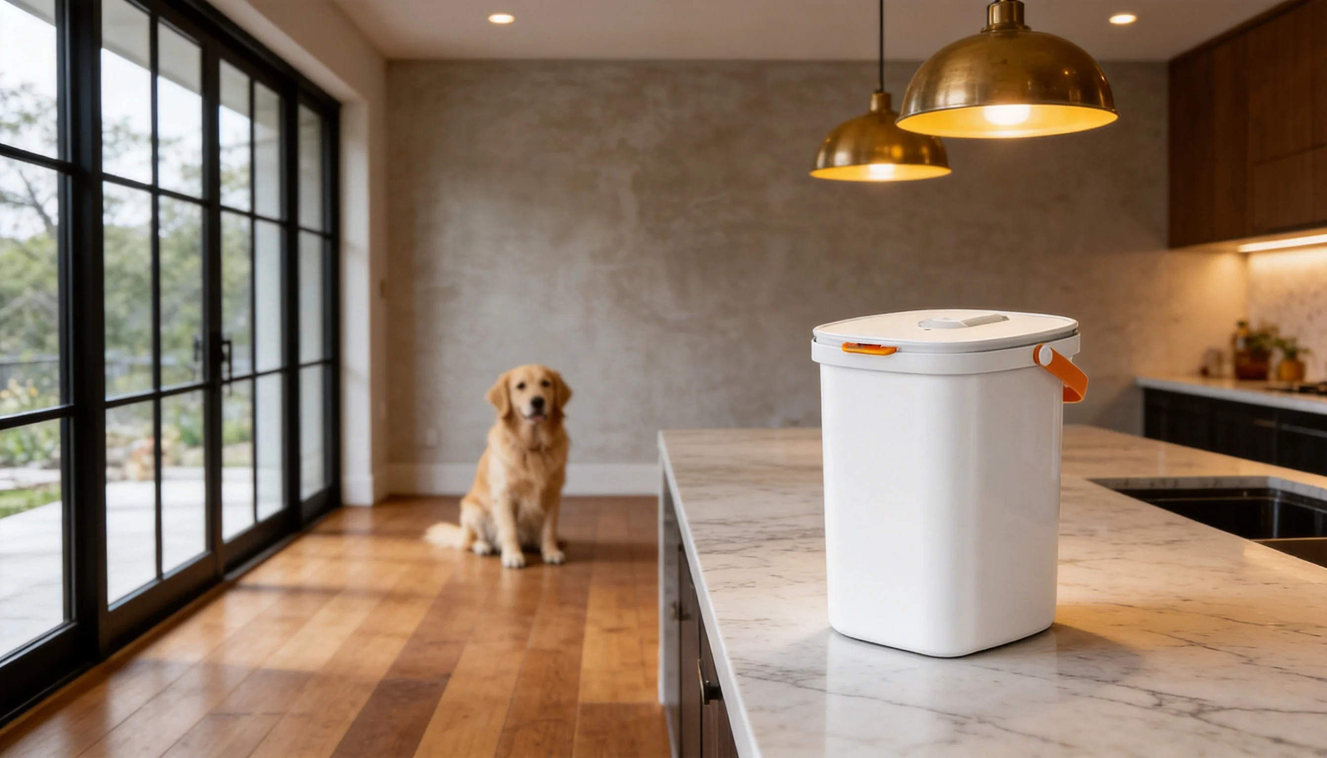 Smart Vacuum Pet Food Storage Container · Detail image 1 · GuardHound DOG