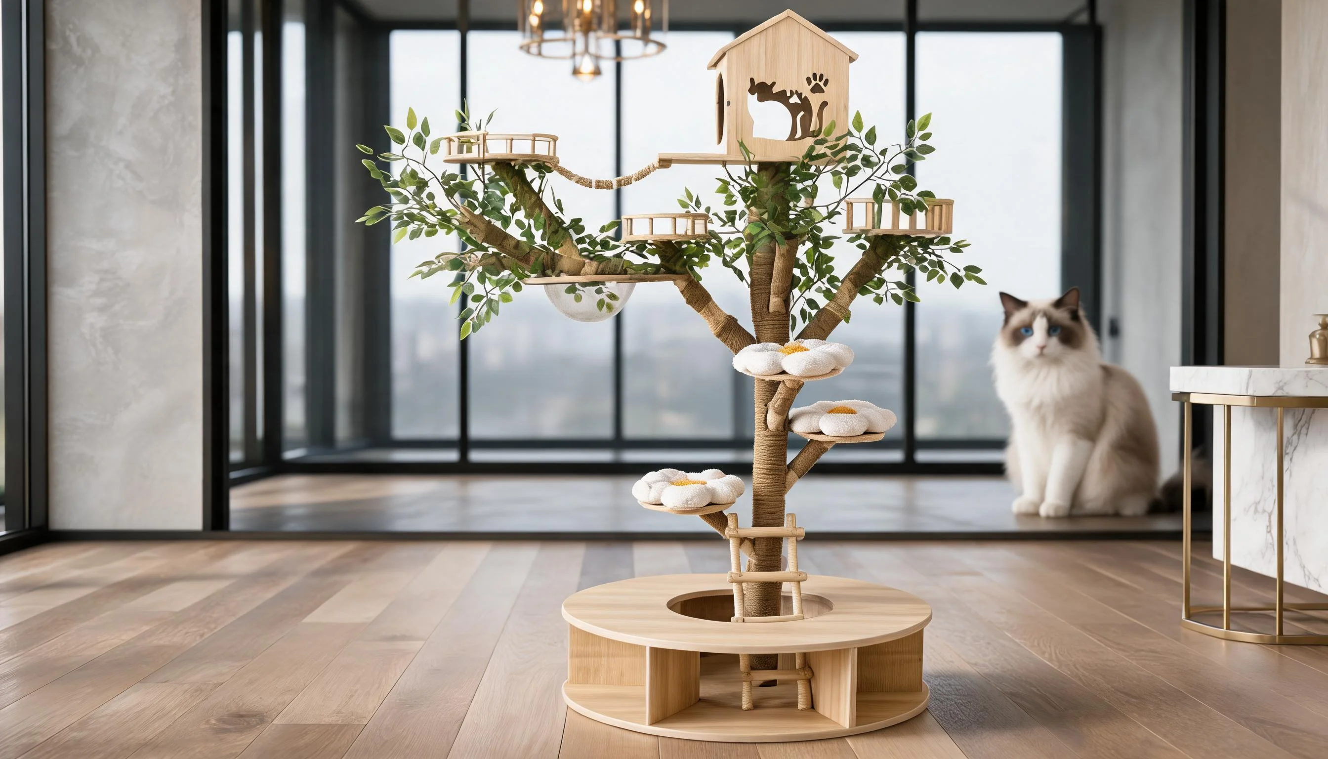 Simulated Tree Cat Climbing Tower · Detail image 1 · GuardLynx