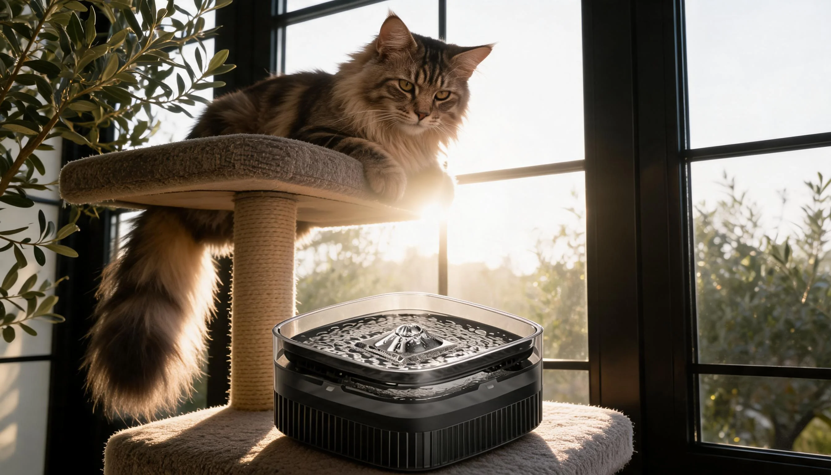 GuardLynx Smart Pet Fountain · Sunroom Reading Nook · GuardLynx