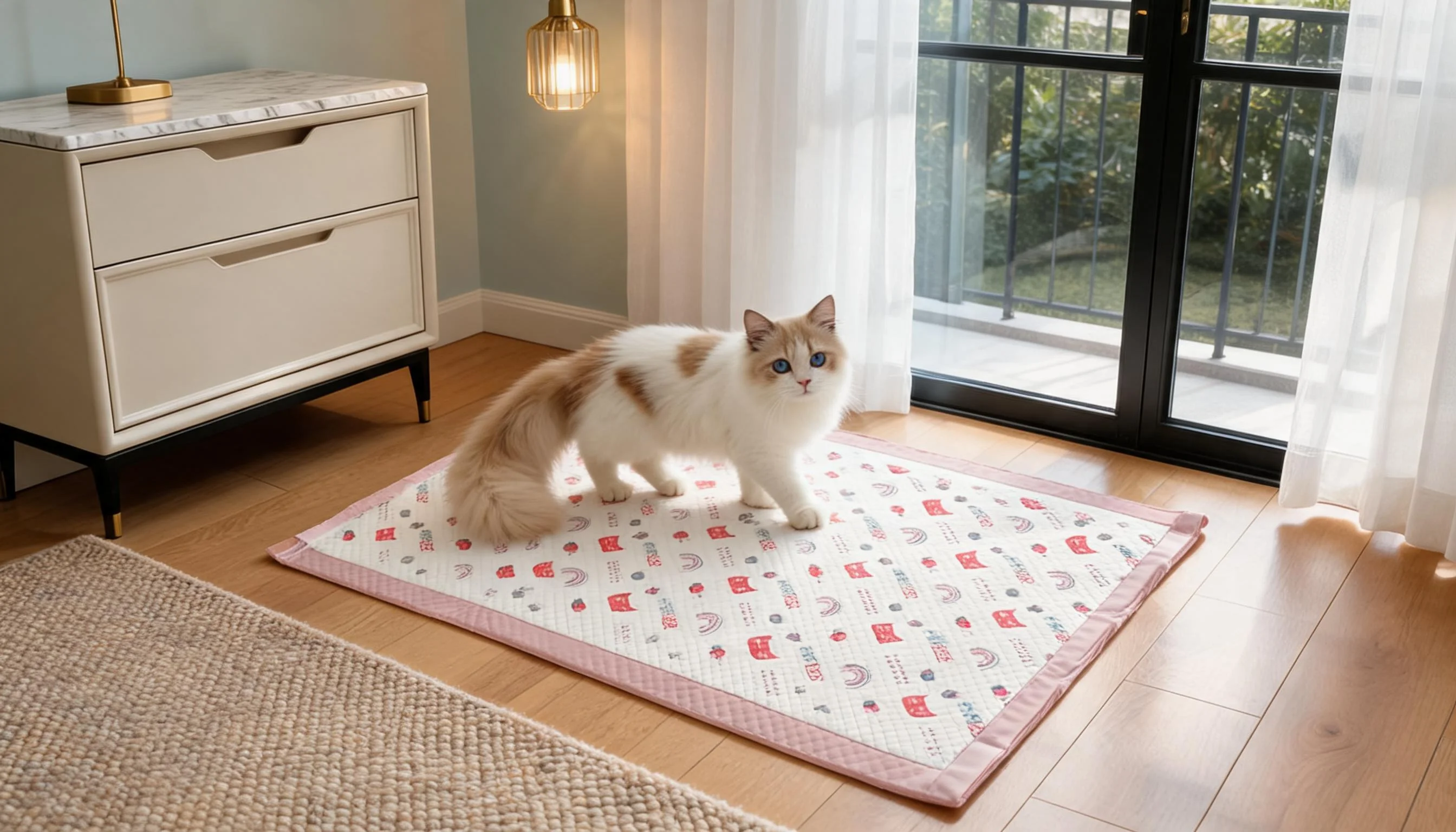 Thick Adhesive Pet Pads, 100 Count · Cartoon Patterns · GuardLynx