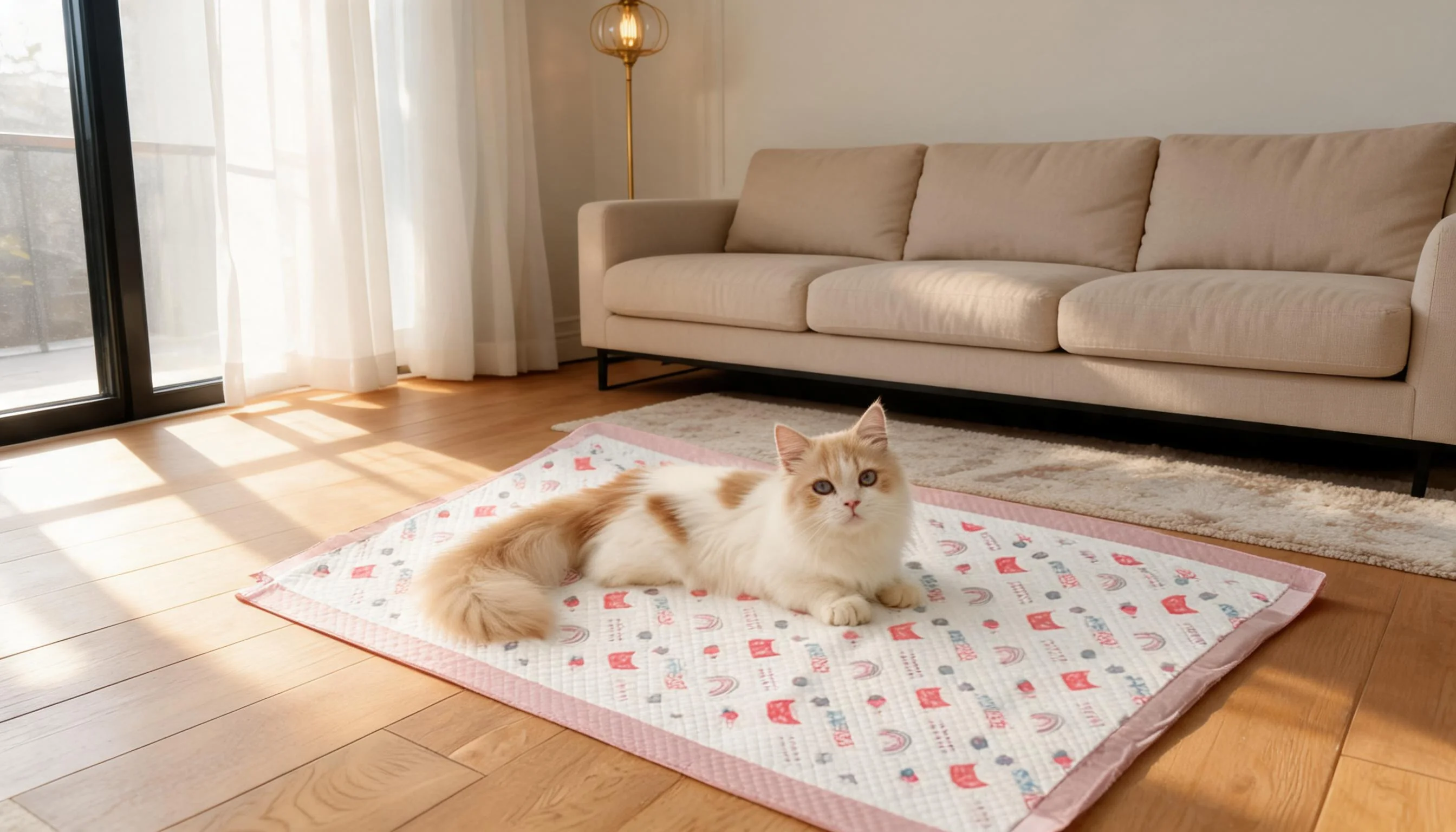 Thick Adhesive Pet Pads, 100 Count · Cherry Pink · GuardLynx