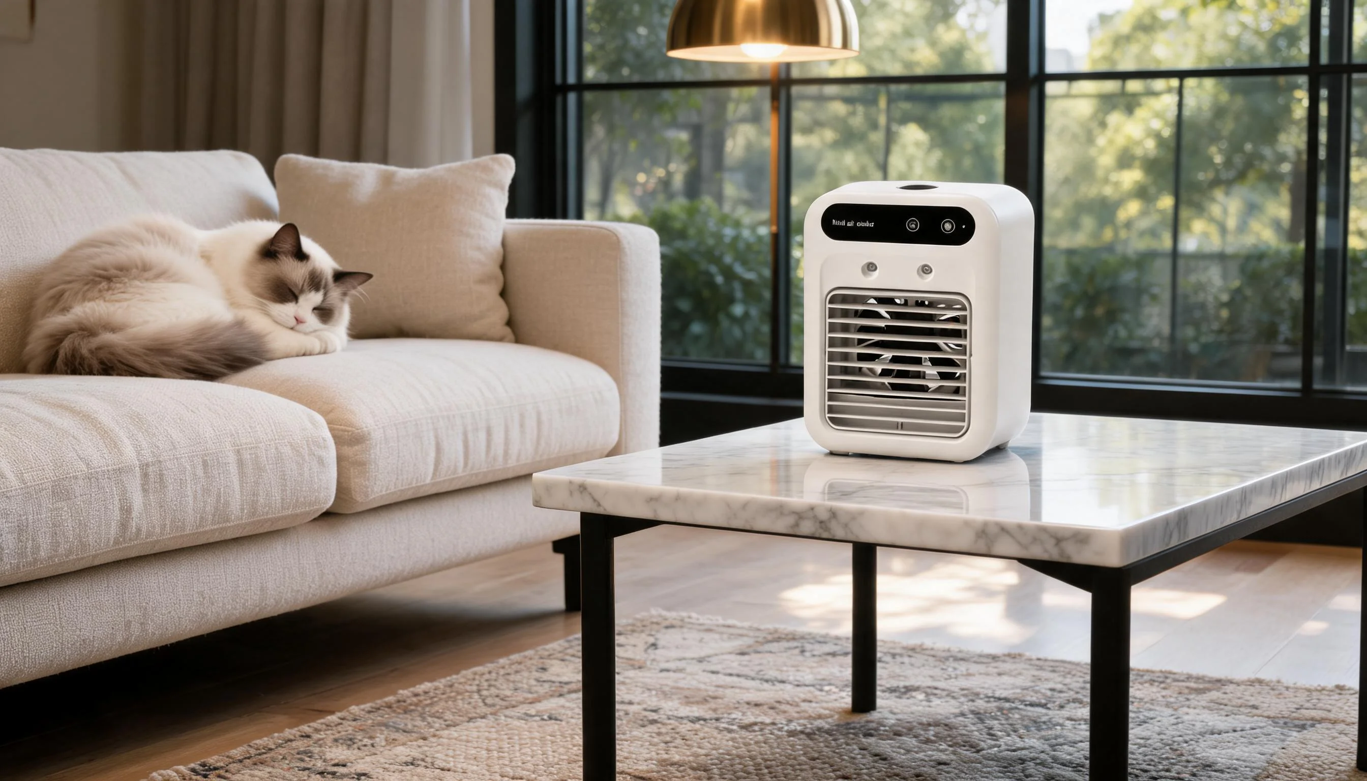 Mini Pet Air Cooler · Low Noise Operation · GuardLynx