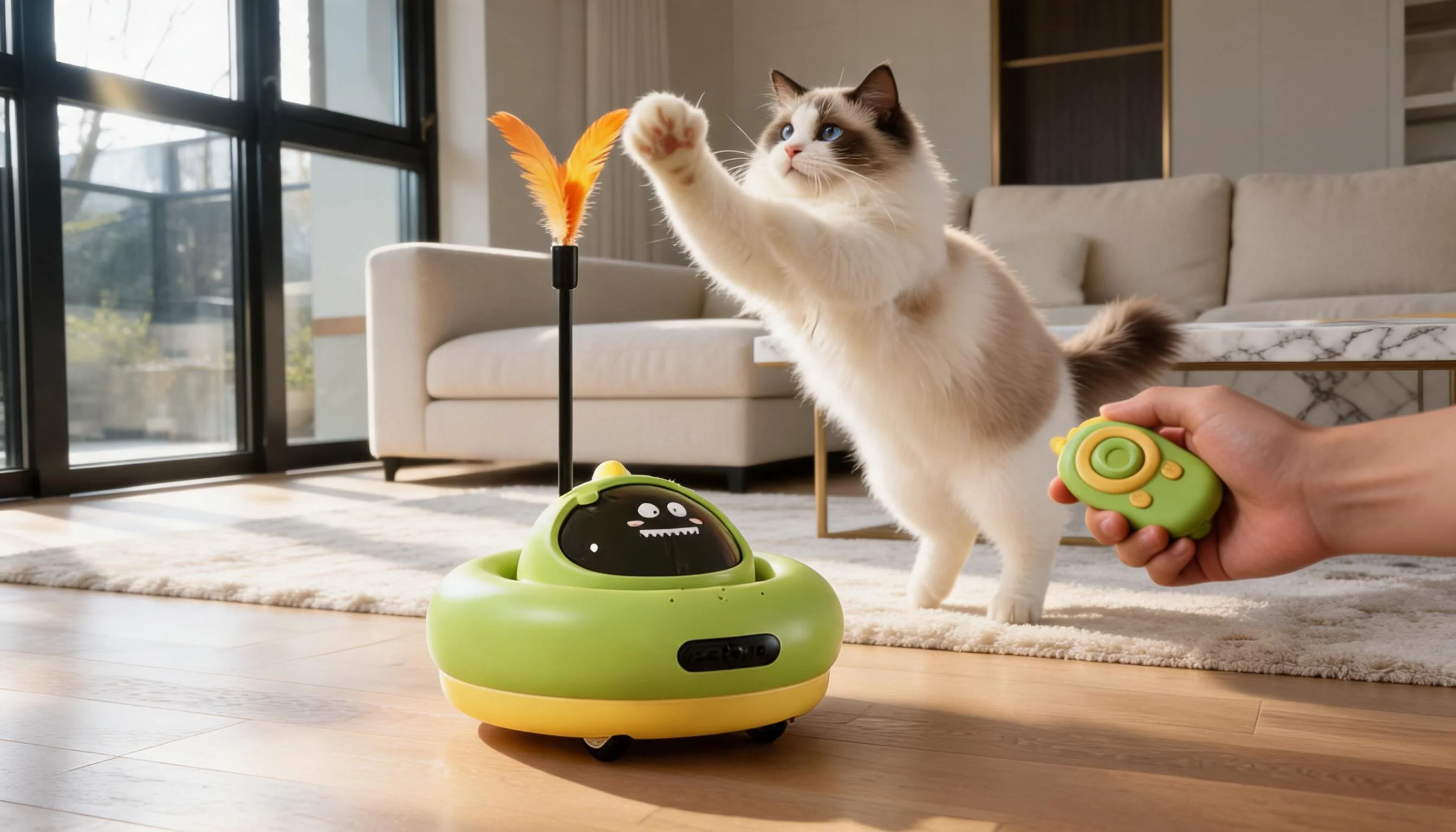 Remote Control Interactive Cat Toy · Remote Control · GuardLynx