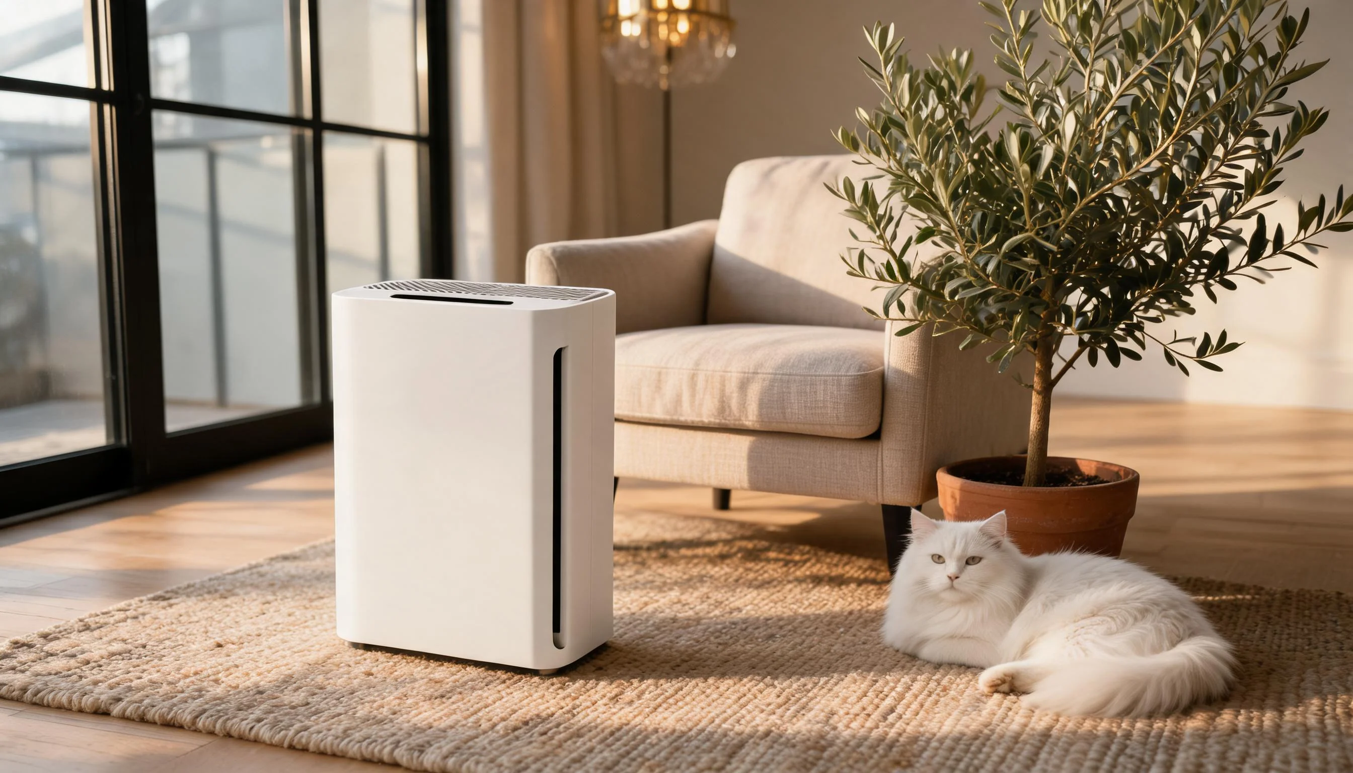 GuardLynx Pet Air Purifier Pro Max · Soft White · GuardLynx
