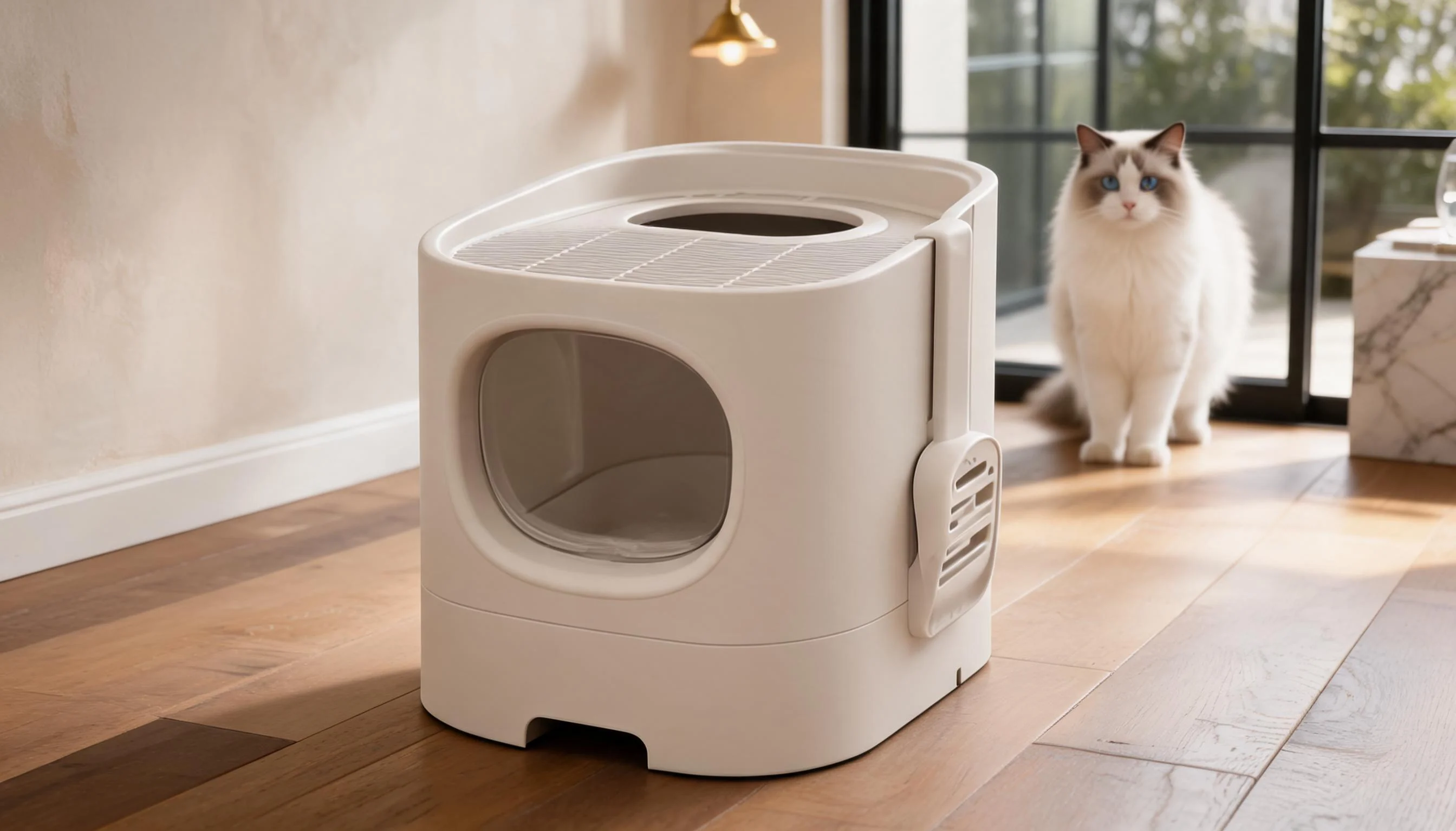 Drawer Enclosed Cat Litter Box · Detail image 1 · GuardLynx