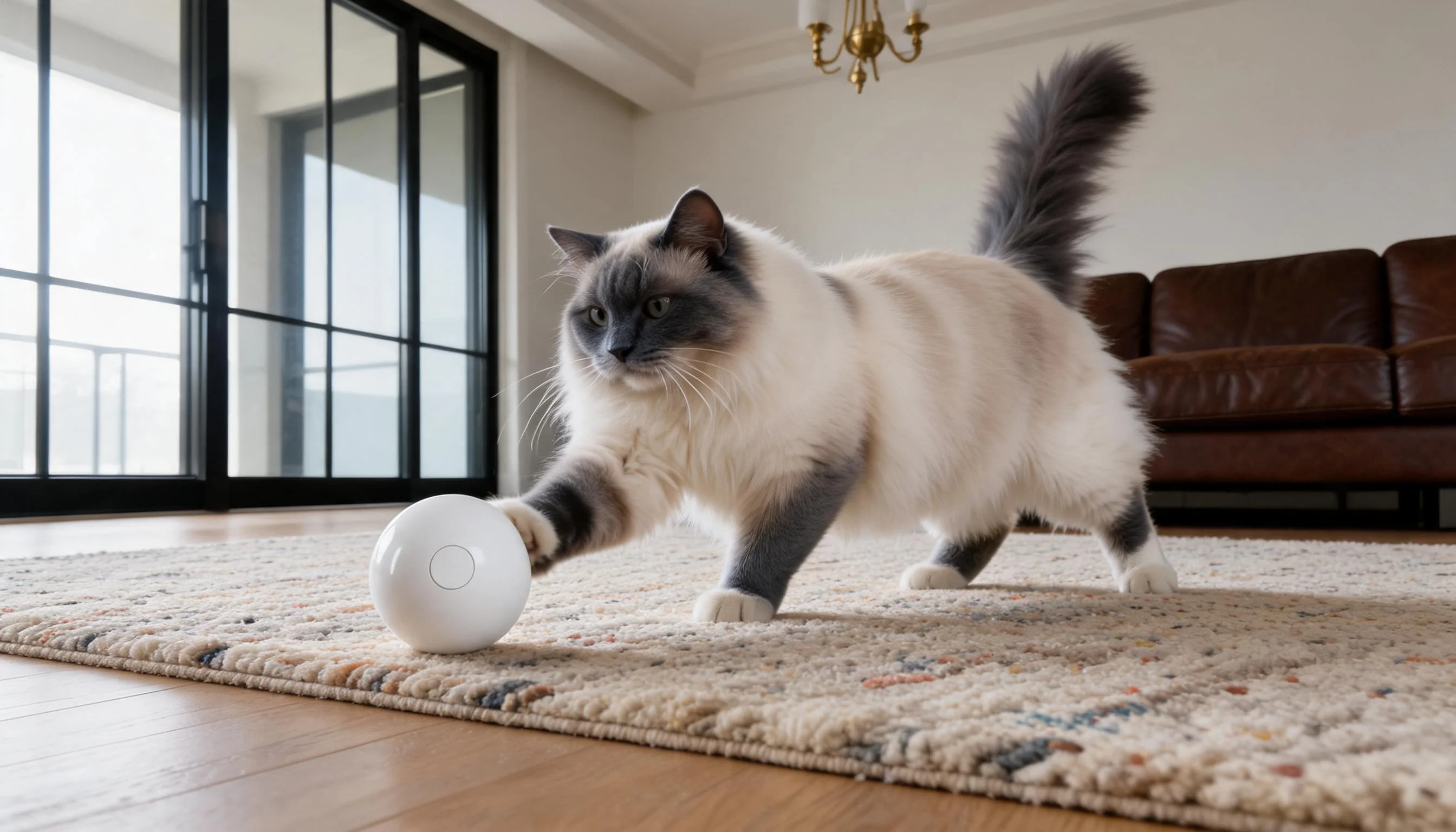 GuardLynx Smart Interactive Pet Ball · Smart Auto Roll · GuardLynx