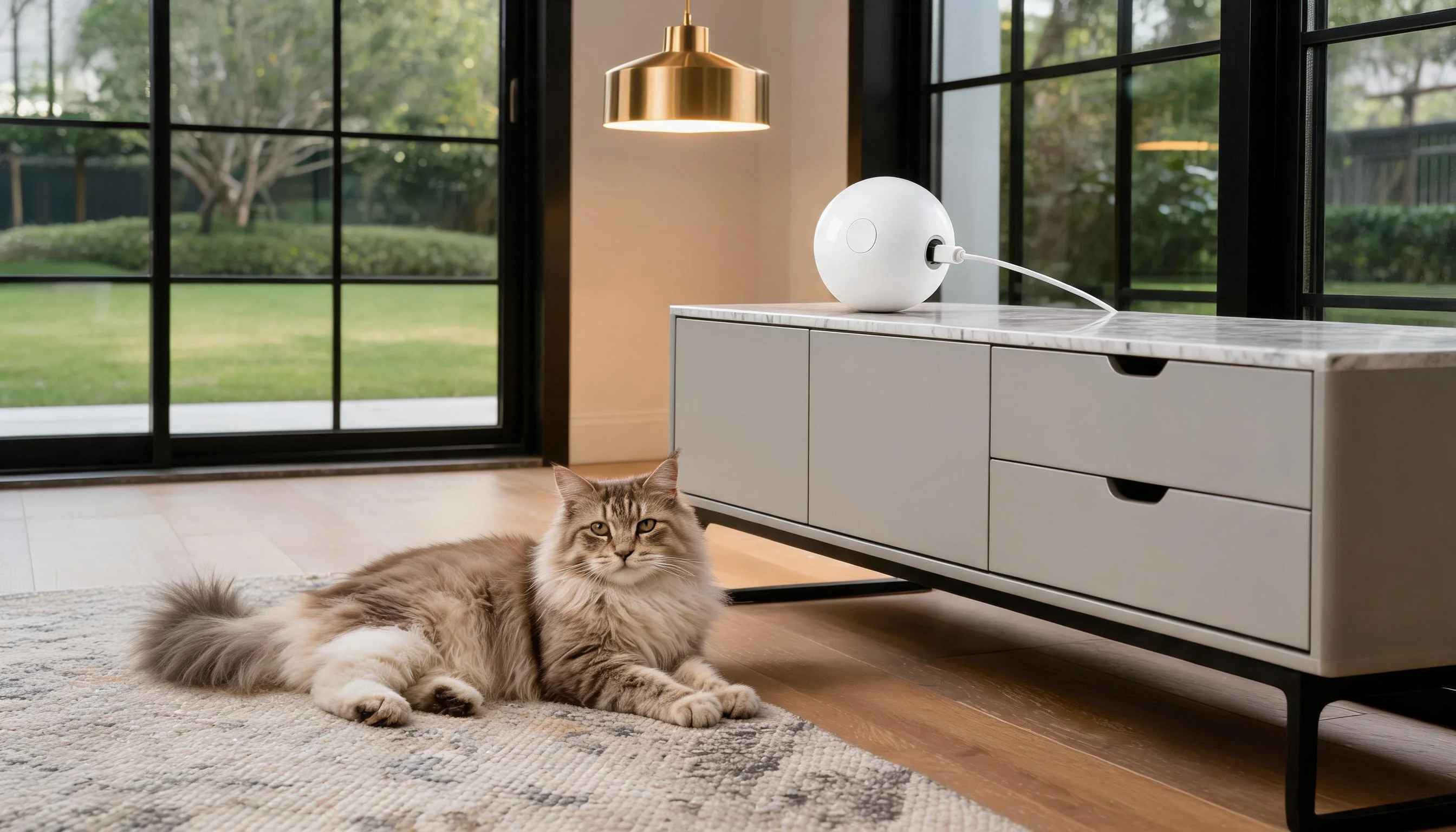 GuardLynx Smart Interactive Pet Ball · USB Charging · GuardLynx