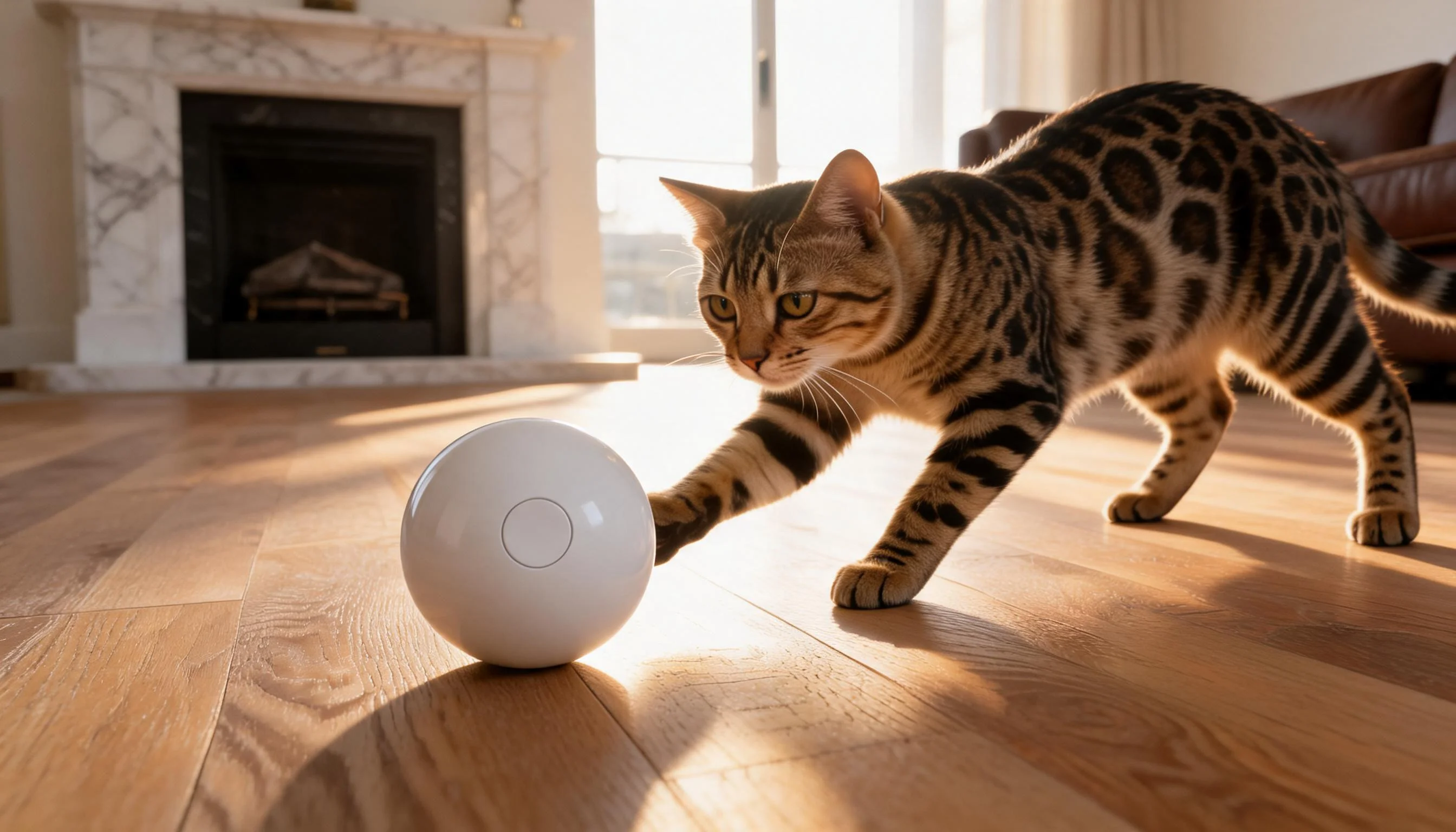 GuardLynx Smart Interactive Pet Ball · Afternoon Chase · GuardLynx