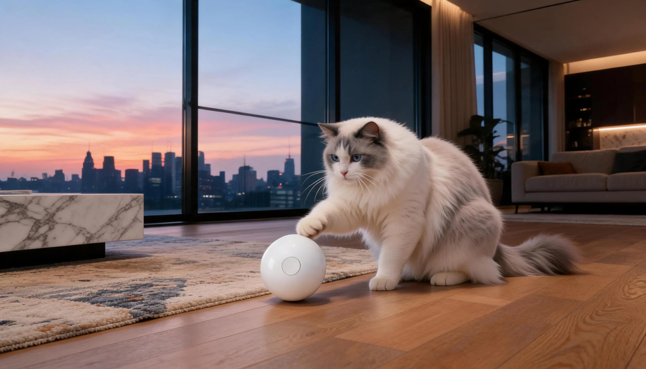 GuardLynx Smart Interactive Pet Ball · App Remote Control · GuardLynx