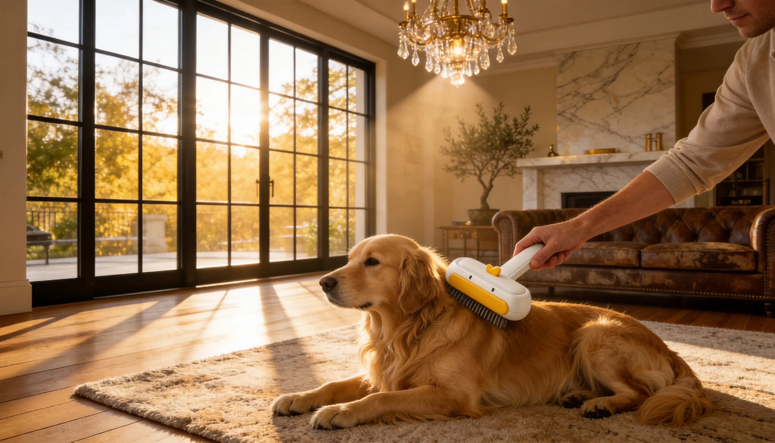 Fur Off Lint Remover Dog Grooming Brush · GuardHound DOG