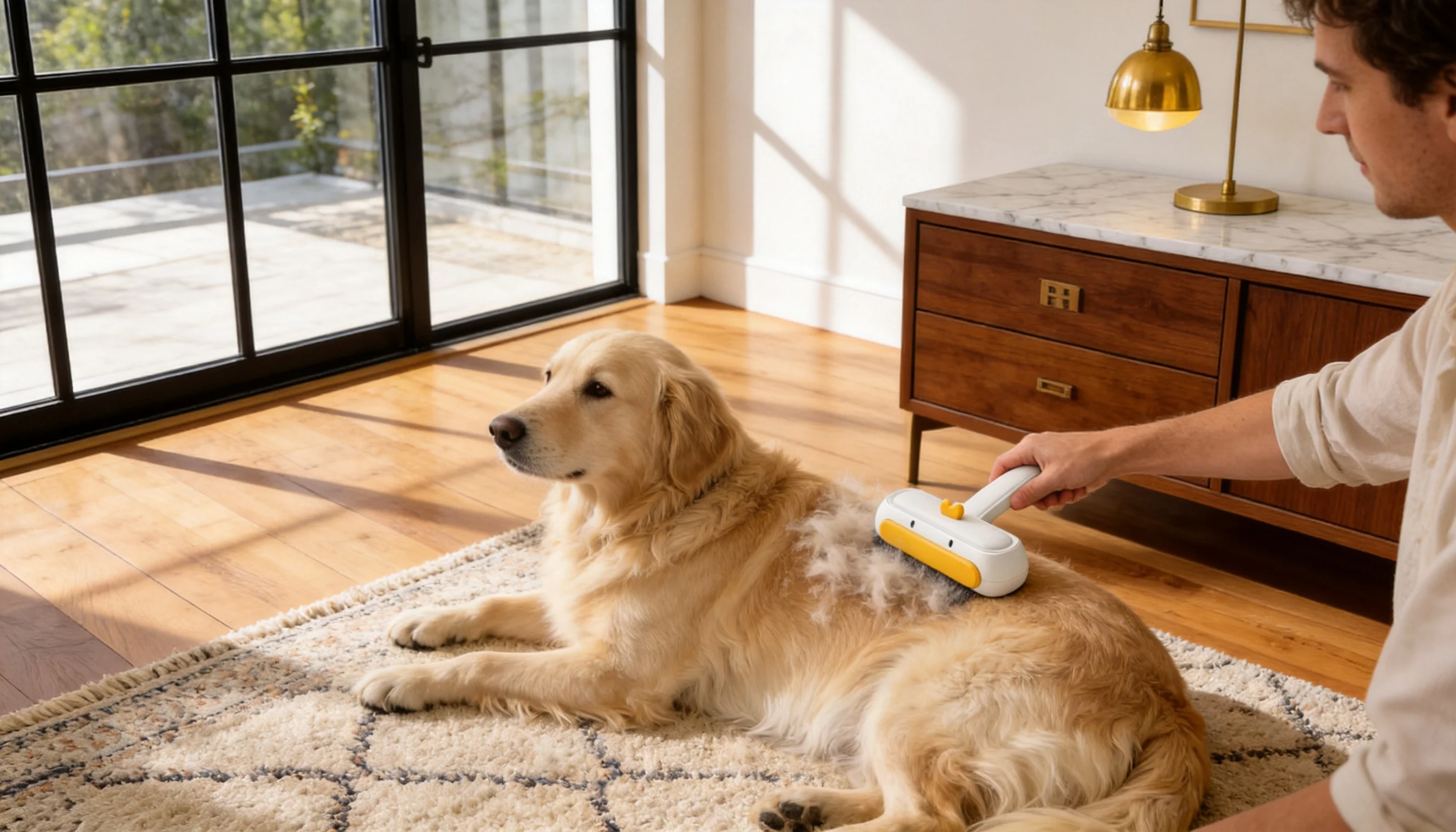 Fur Off Lint Remover Dog Grooming Brush · Adorable Design · GuardHound DOG
