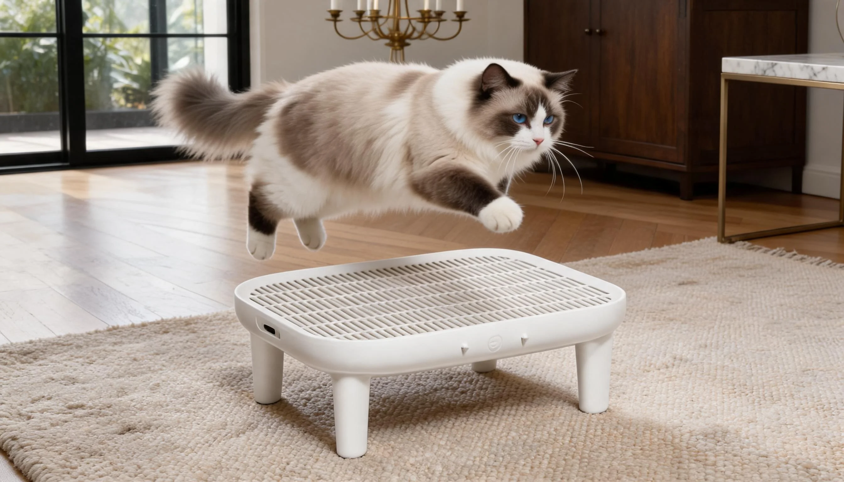 GuardLynx Premium Litter Control Mat · Non-Slip Silicone Base · GuardLynx