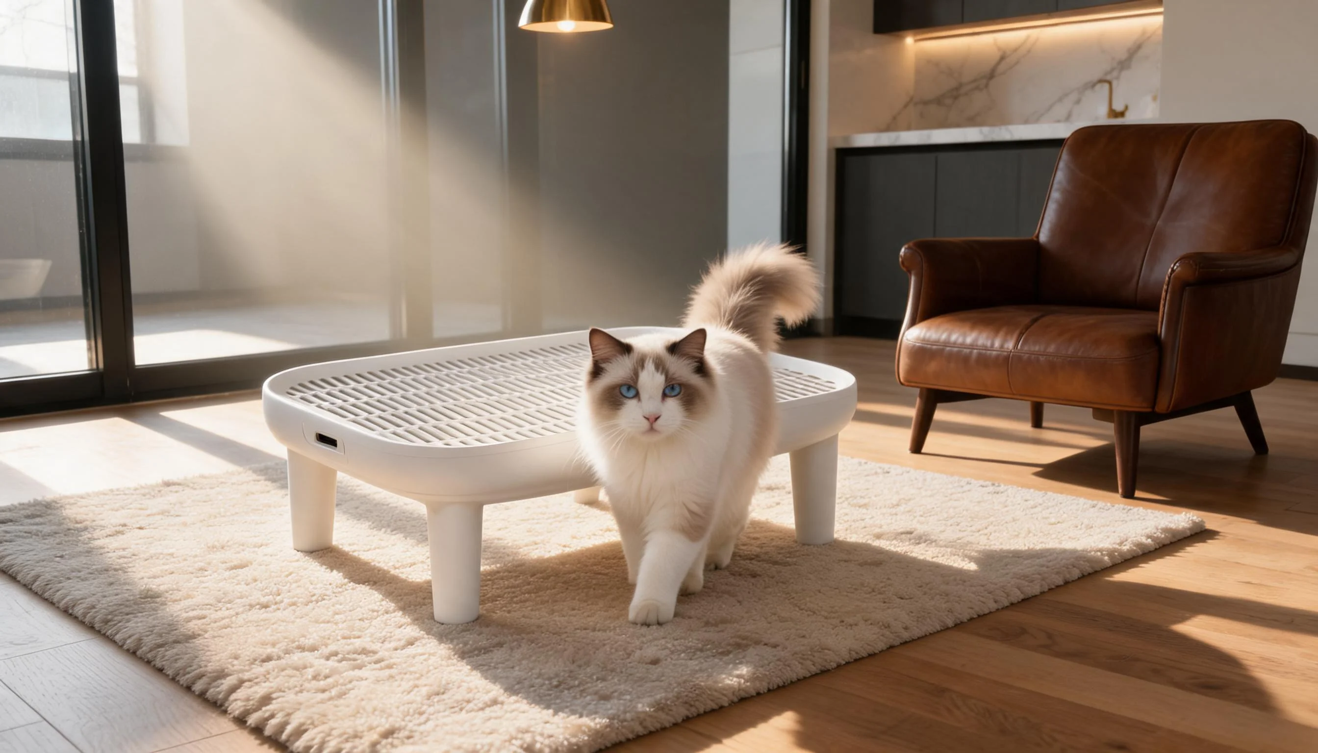 GuardLynx Premium Litter Control Mat · Rounded Edge Design · GuardLynx