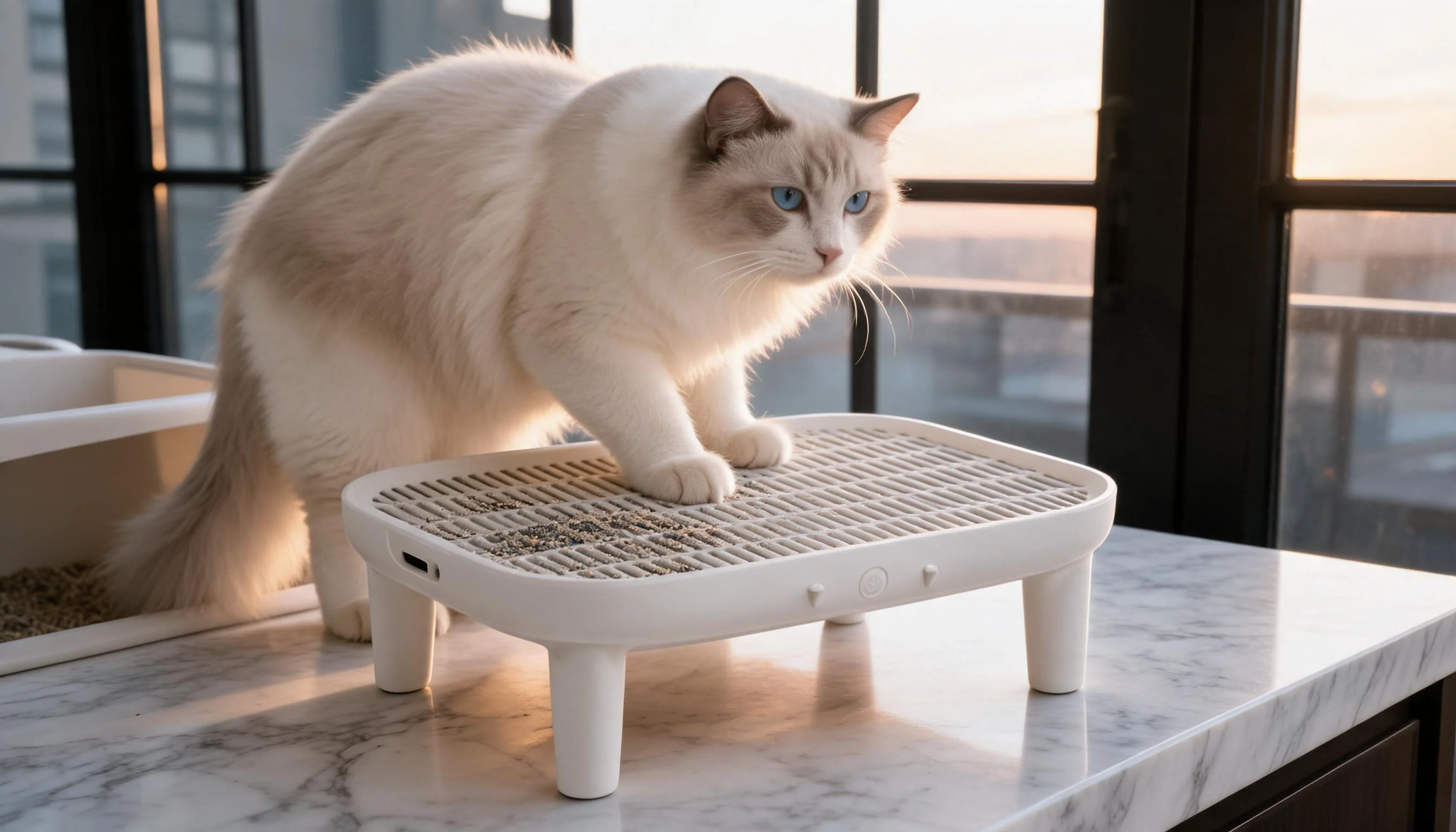 GuardLynx Premium Litter Control Mat · Elegant Morning Control · GuardLynx