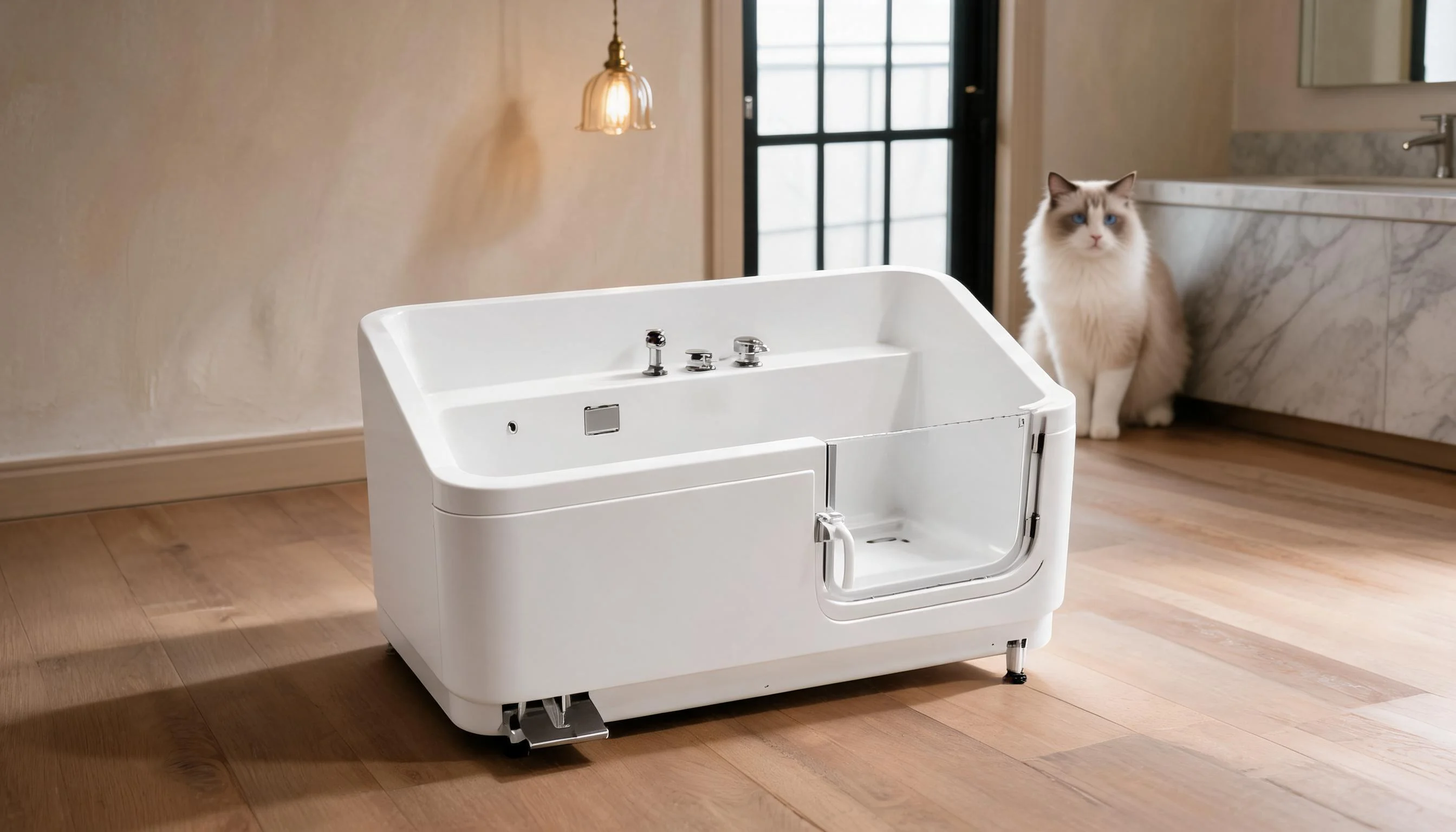 GuardLynx Pet Bathtub Floor Model · Detail image 1 · GuardLynx
