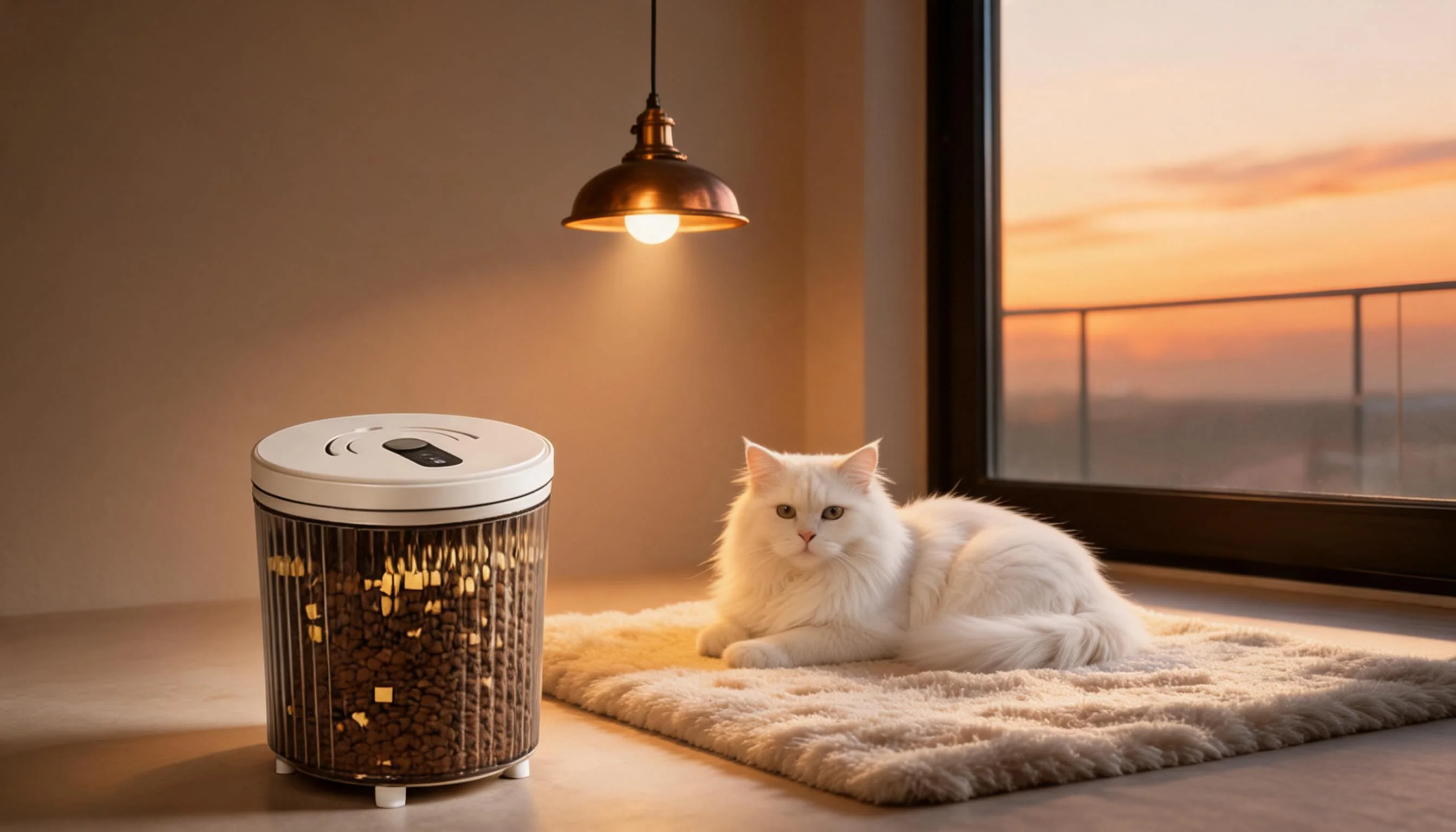 VacuumFresh Smart Pet Food Storage Bin · Dusk Persian Rug Moment · GuardLynx