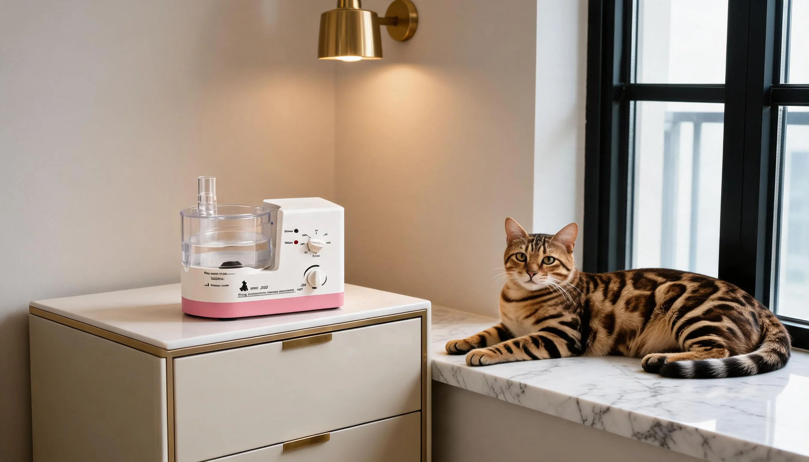 GuardLynx Pet Medical Nebulizer WH-200 · Adjustable Timer · GuardLynx