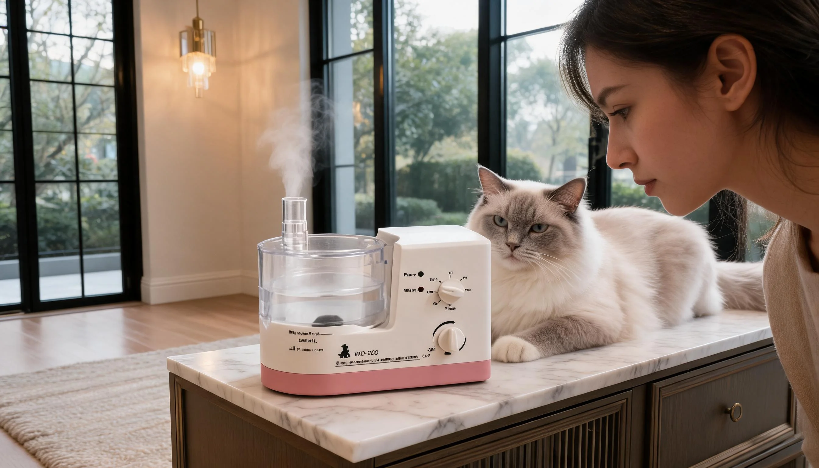 GuardLynx Pet Medical Nebulizer WH-200 · Transparent Cup · GuardLynx