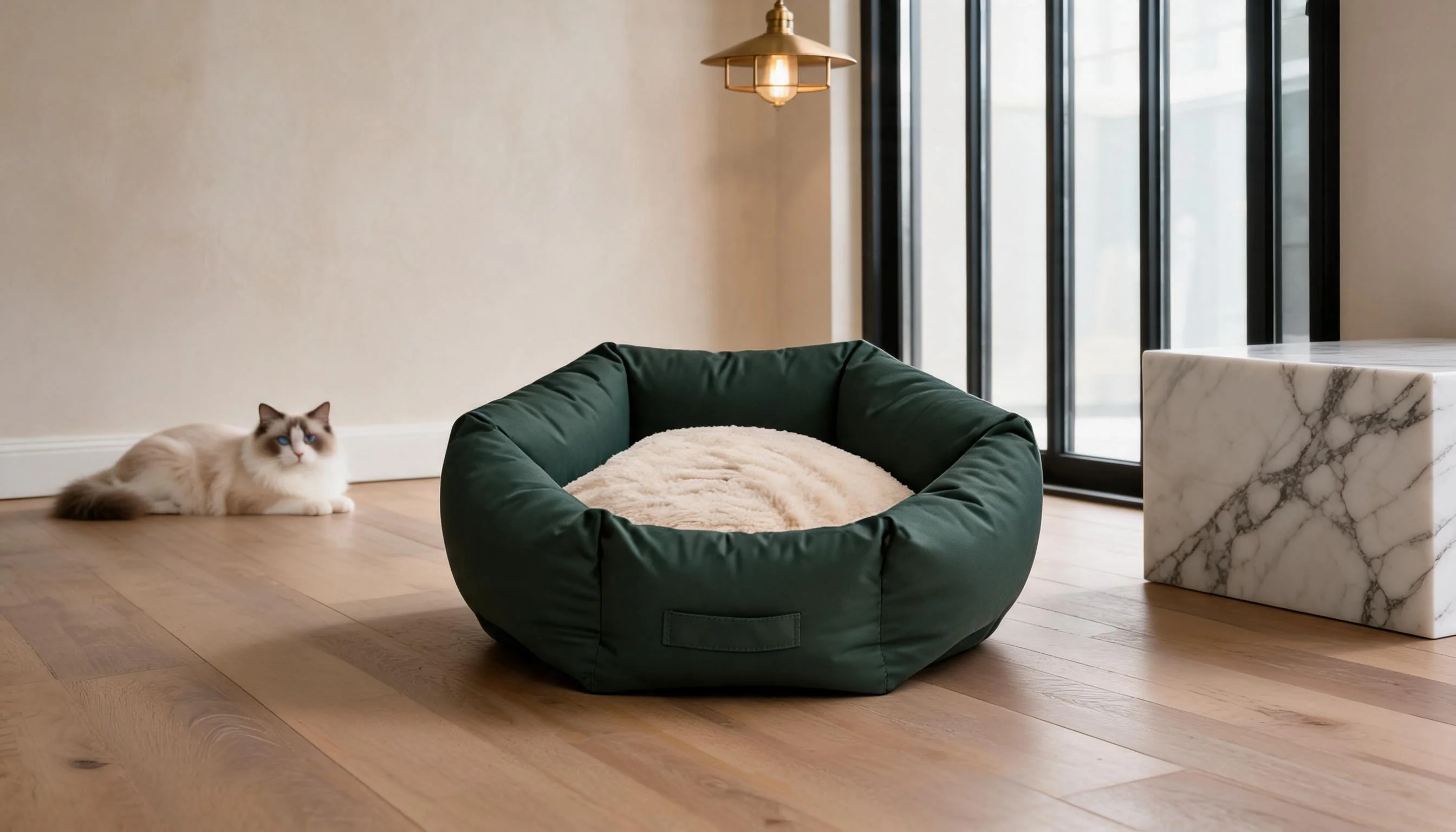 HexaNest Premium Cat Bed · Detail image 1 · GuardLynx