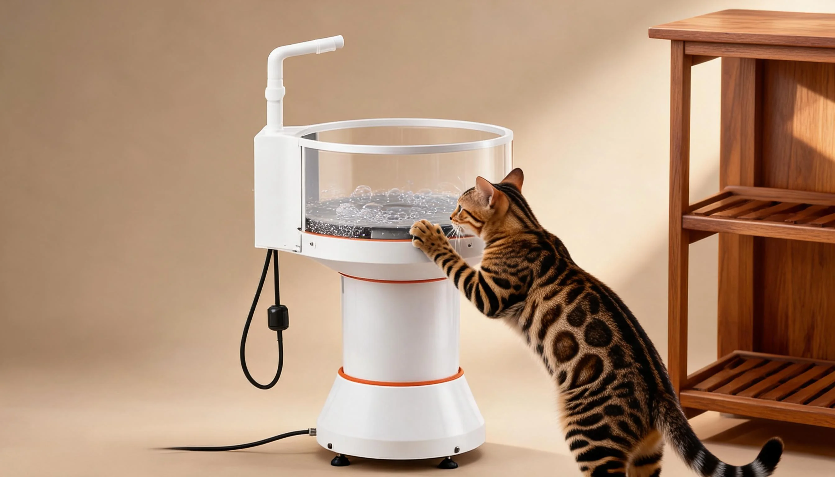 Smart Nano-Bubble Pet Medicated Bath Tub · Sunlit Laundry Room · GuardLynx