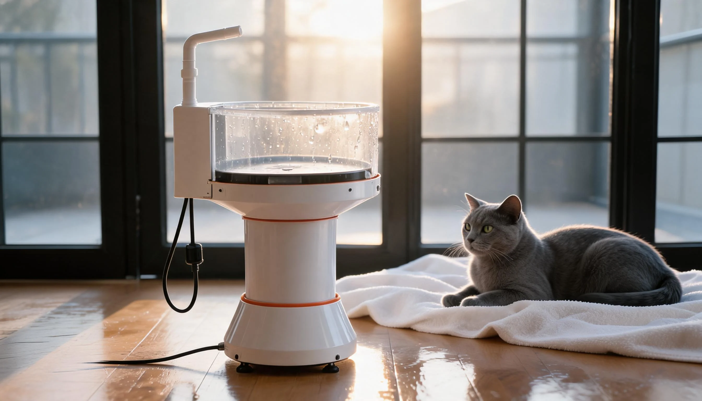 Smart Nano-Bubble Pet Medicated Bath Tub · SPA Moment by the Window · GuardLynx