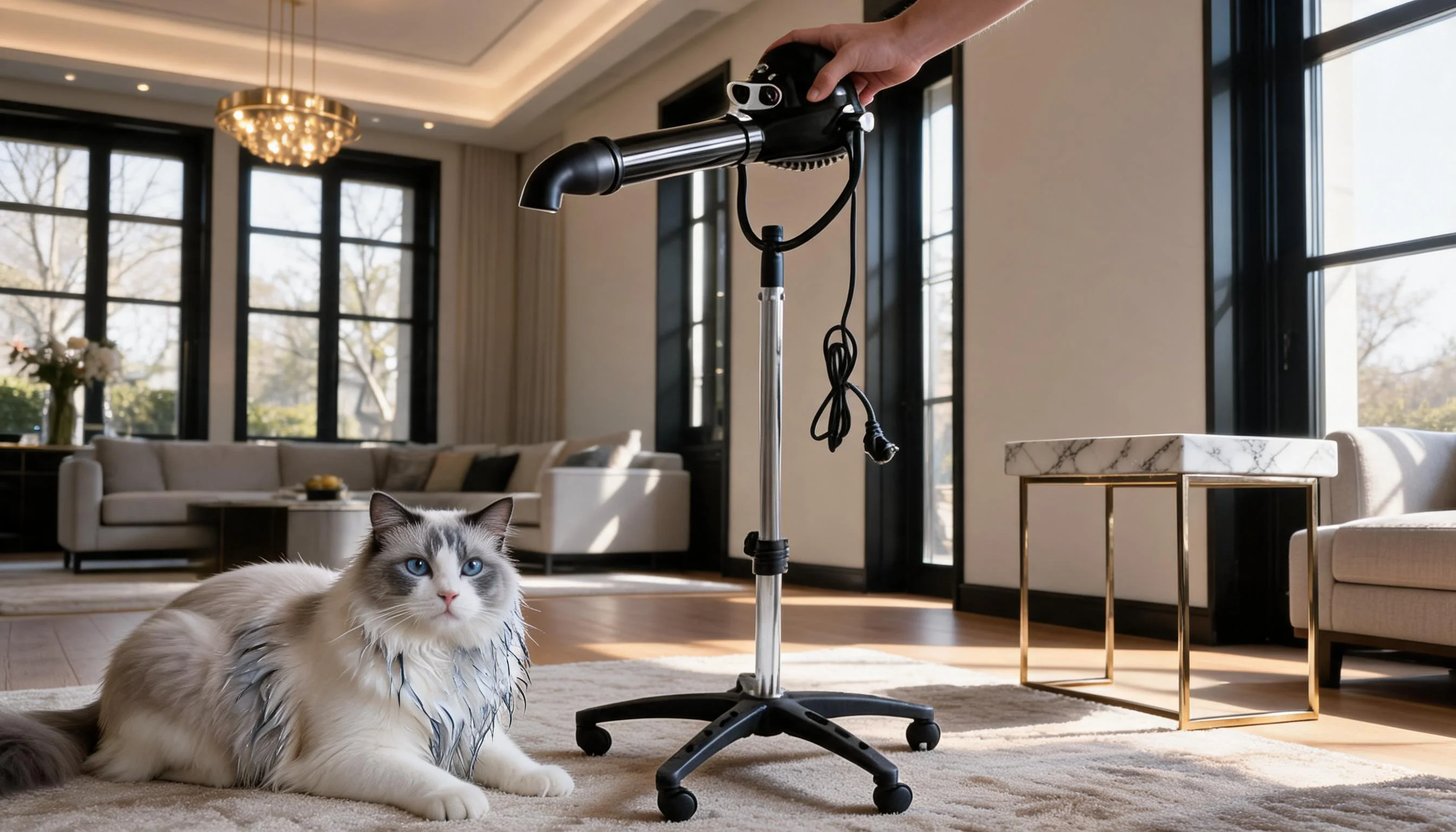 Vertical Ionic Quiet Pet Grooming Dryer · Three Speed Constant · GuardLynx