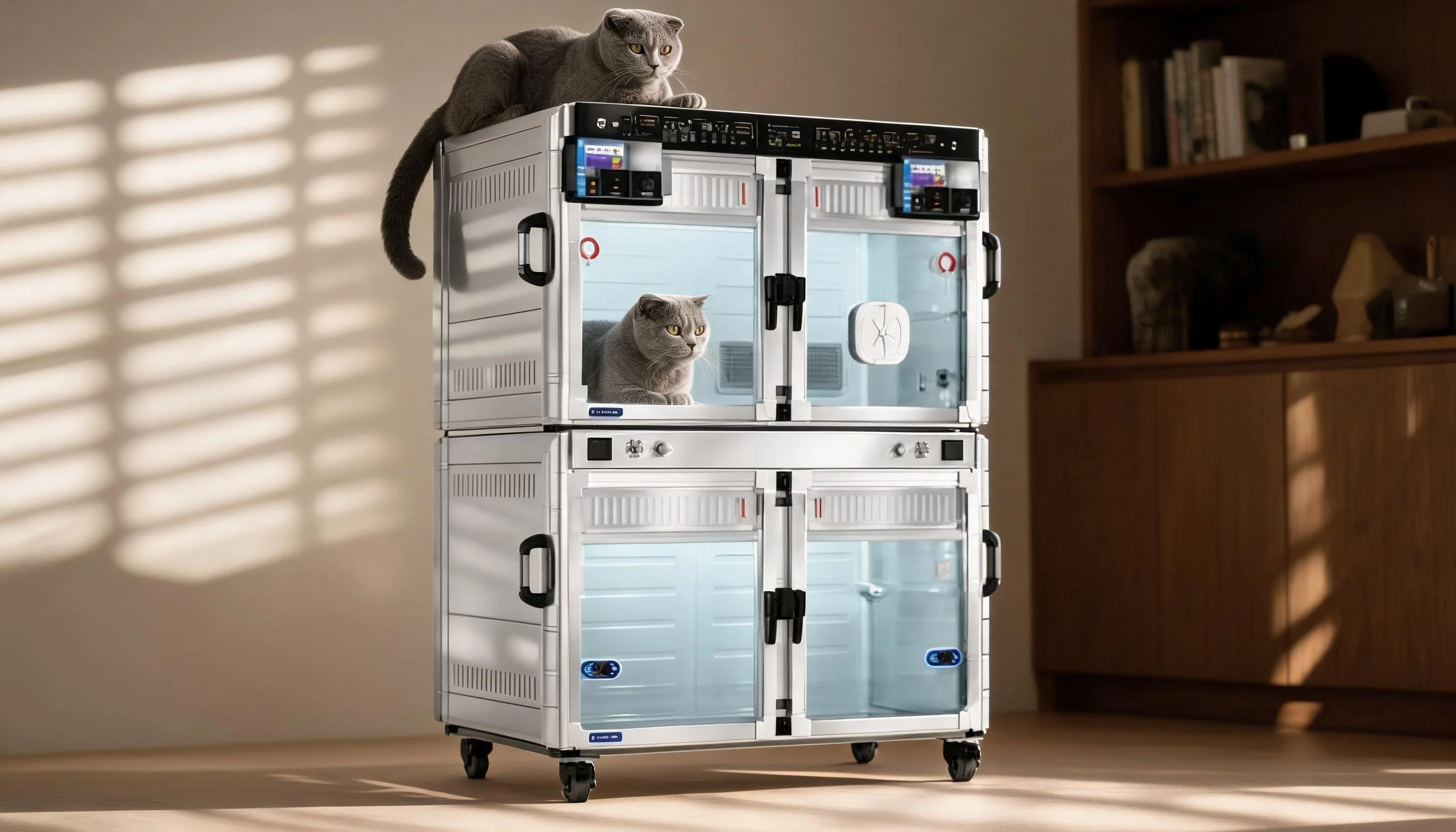 SmartCare Oxygen Recovery Cabin for Pets · Quiet Afternoon Moments · GuardLynx