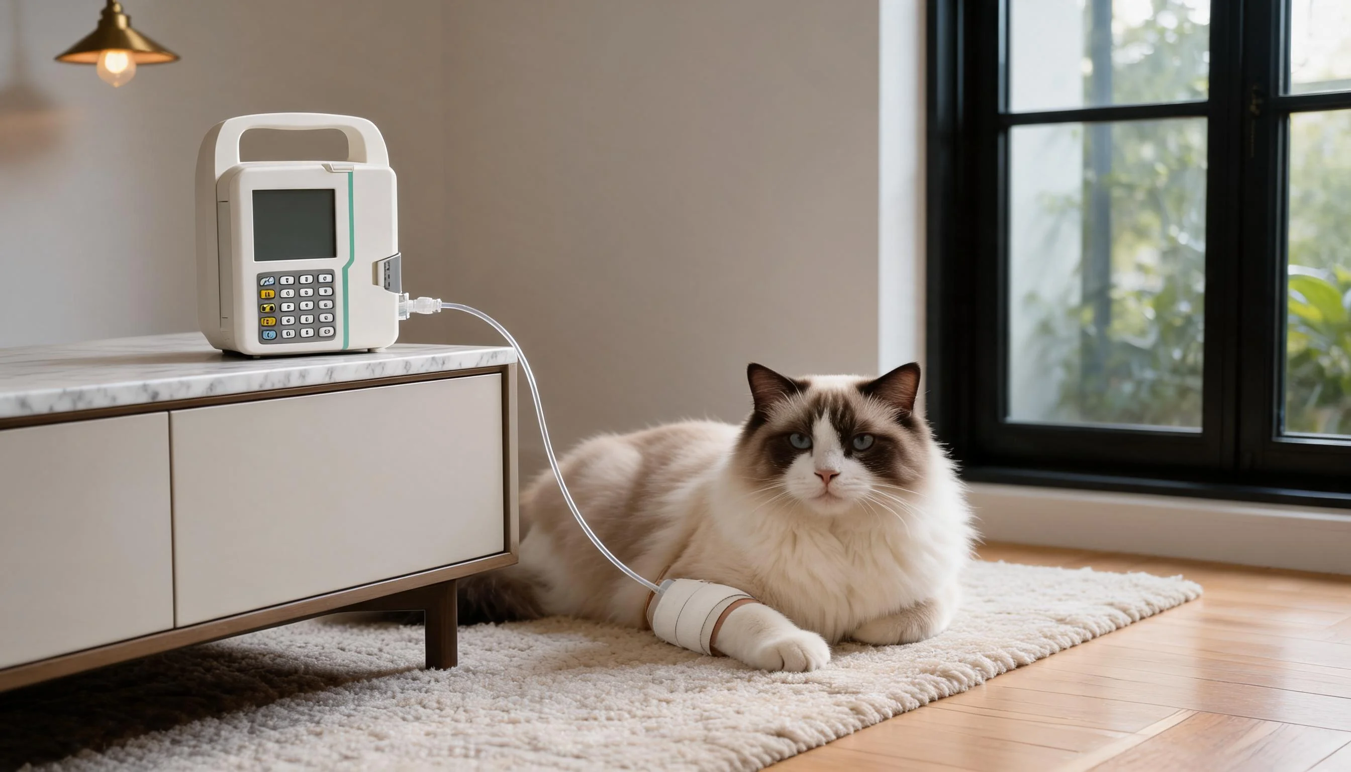 PetSmart IV Infusion Pump with Precision Flow Control · Intelligent Flow Precision · GuardLynx