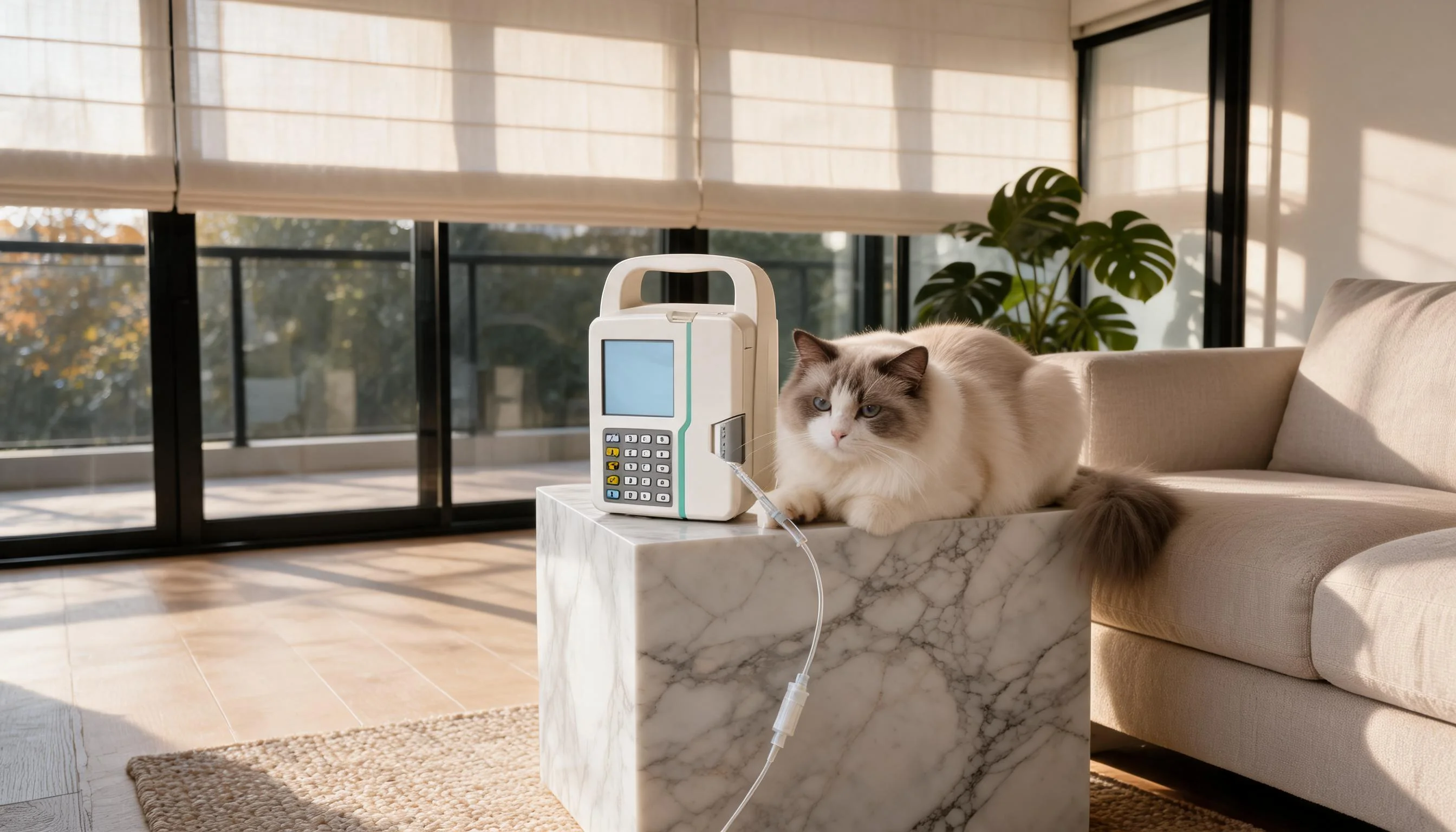 PetSmart IV Infusion Pump with Precision Flow Control · Medical White · GuardLynx