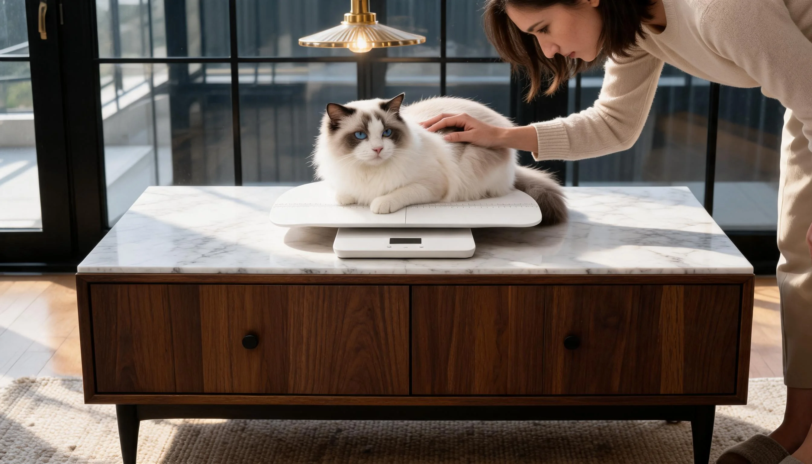 Graduated Professional Pet Weight Scale · Lightweight & Portable · GuardLynx